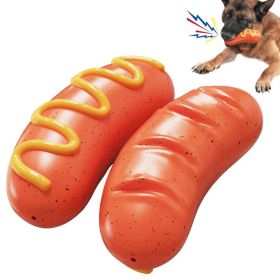 Indestructible Dog Toy For Aggressive Chewers (Option: Orange)