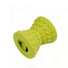 Ultra-Durable Natural Rubber Dog Chew Toy - Releases Treats (Option: Green)