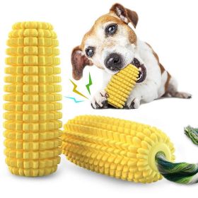 Teeth Cleaning Chew Toy, Corn Stick (Option: Yellow)